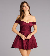 Winslow Off-The-Shoulder Skater Dress
