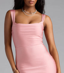 Abby Cowl Neck Mermaid Formal Dress