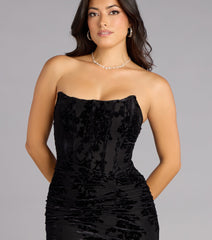 Francine Velvet Corset Mermaid Formal Dress