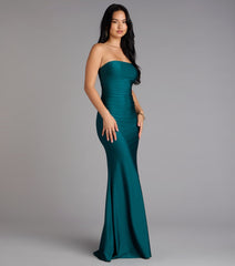 Margret Strapless Cutout Mermaid Formal Dress