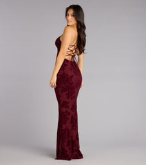 Clarence Lace-Up Mermaid Formal Dress