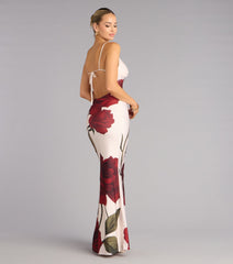 Madi Floral Print Mermaid Formal Dress