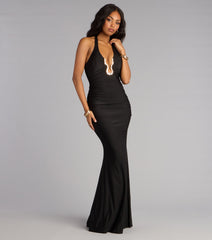 Zaria Halter Mermaid Formal Dress