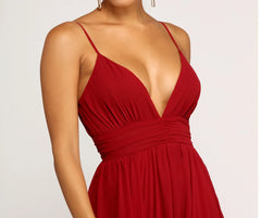 Gracie Formal Chiffon Ruched Dress