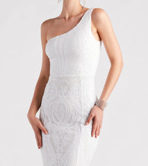 Hilary Formal Sequin One-Shoulder Mermaid Dress