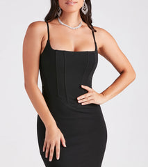 Klarissa Formal Crepe Mermaid Dress