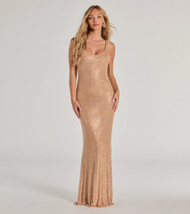 Aurelia Low Back Rhinestone Bodycon Formal Dress