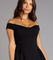Sweetheart Spin Skater Mini Dress