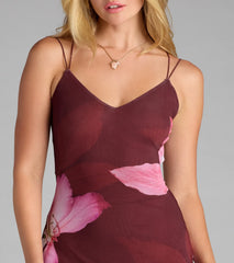 Vacay Dream Floral Strappy Maxi Dress