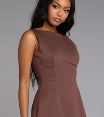 Back to Chic A-Line Mini Dress