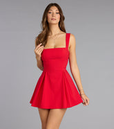 Tie It With a Bow Skater Dress