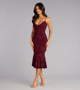 Enchanted Hour Mermaid Midi Dress