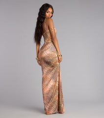Poised to Strike Maxi Dress