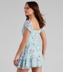 Flower Power Skater Dress