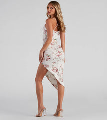 Natural Growth Floral Midi Dress