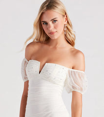 Love Galore Rhinestone Mini Dress