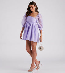 Darling Delight Short Skater Dress