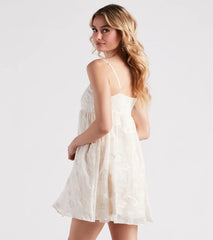 Feeling Playful In Floral Babydoll Dress