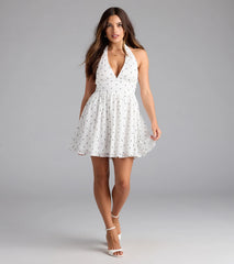 Cutesy Girl Polka Dot Skater Dress