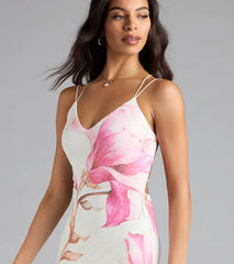 Lovely Look Floral Mesh Maxi Dress