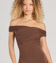 Chic Update Convertible Ruched Long Dress