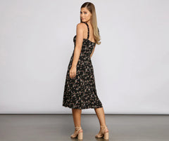 Floral Babe Sleeveless Midi Dress