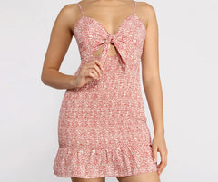 Brunch Babe Floral Mini Dress