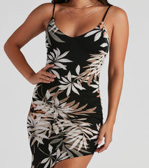 Sea Breeze Tropical Midi Dress