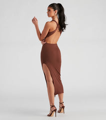 Made Your Mark X-Back Midi Dress
