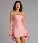 Flirty Vibe A-Line Mini Tube Dress