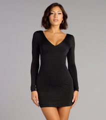 Own the Night Strappy Back Mini Dress