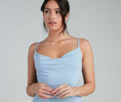 Don't Look Back Ruched Mini Dress