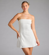 Forever Chic Drop Waist A-line Mini Dress