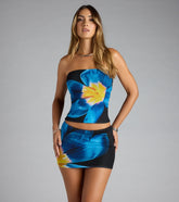 Bloom With A View Floral Tube Top