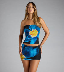 Bloom With A View Floral Tube Top
