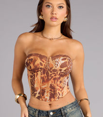 Wild Desire Lace Trim Bustier