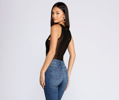 Floral Fantasy Mesh Bodysuit