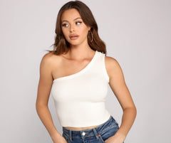 Effortlessly Edgy Crop Top