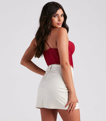 Lace Take Note Sweetheart Corset