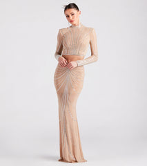 Wrapped In Rhinestone Crop Top