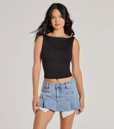 Second Look Open-Back Knit Tank Top