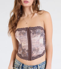 Unmatched Fierceness Leopard Lace Bustier