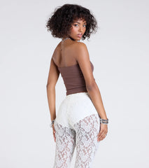 Cowgirls Break Hearts Graphic Crop Top