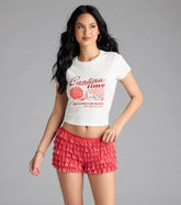 Cantina Time Crop Graphic Tee