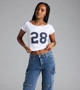 28 Crop Graphic Tee