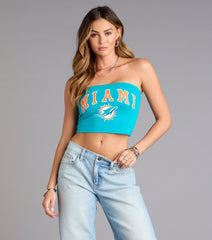 Ultra Game NFL Miami Dolphins Tube Top