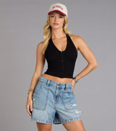 Hooked On You Halter Tank Top