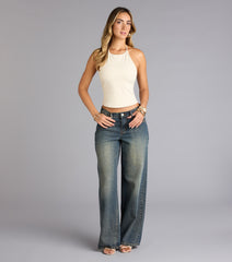 Keep It Simple Halter Crop Top