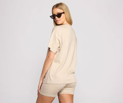 Feeling Basic Crew Neck Tee