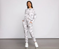 Major Cozy Vibes Tie Dye Top